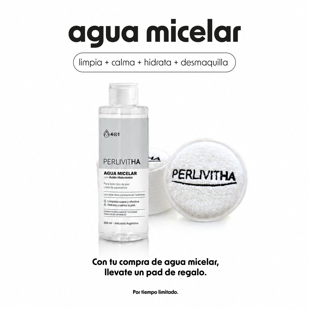 Agua Micelar con Ácido Hialurónico