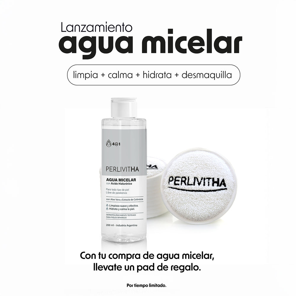 Agua Micelar con Ácido Hialurónico