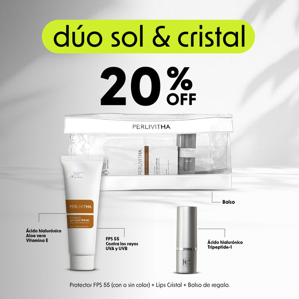 Dúo Glow & Sol | Labios hidratados + Protección con color